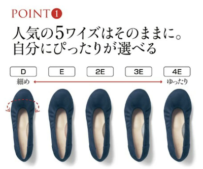 ベルメゾンの選べるワイズパンプス
